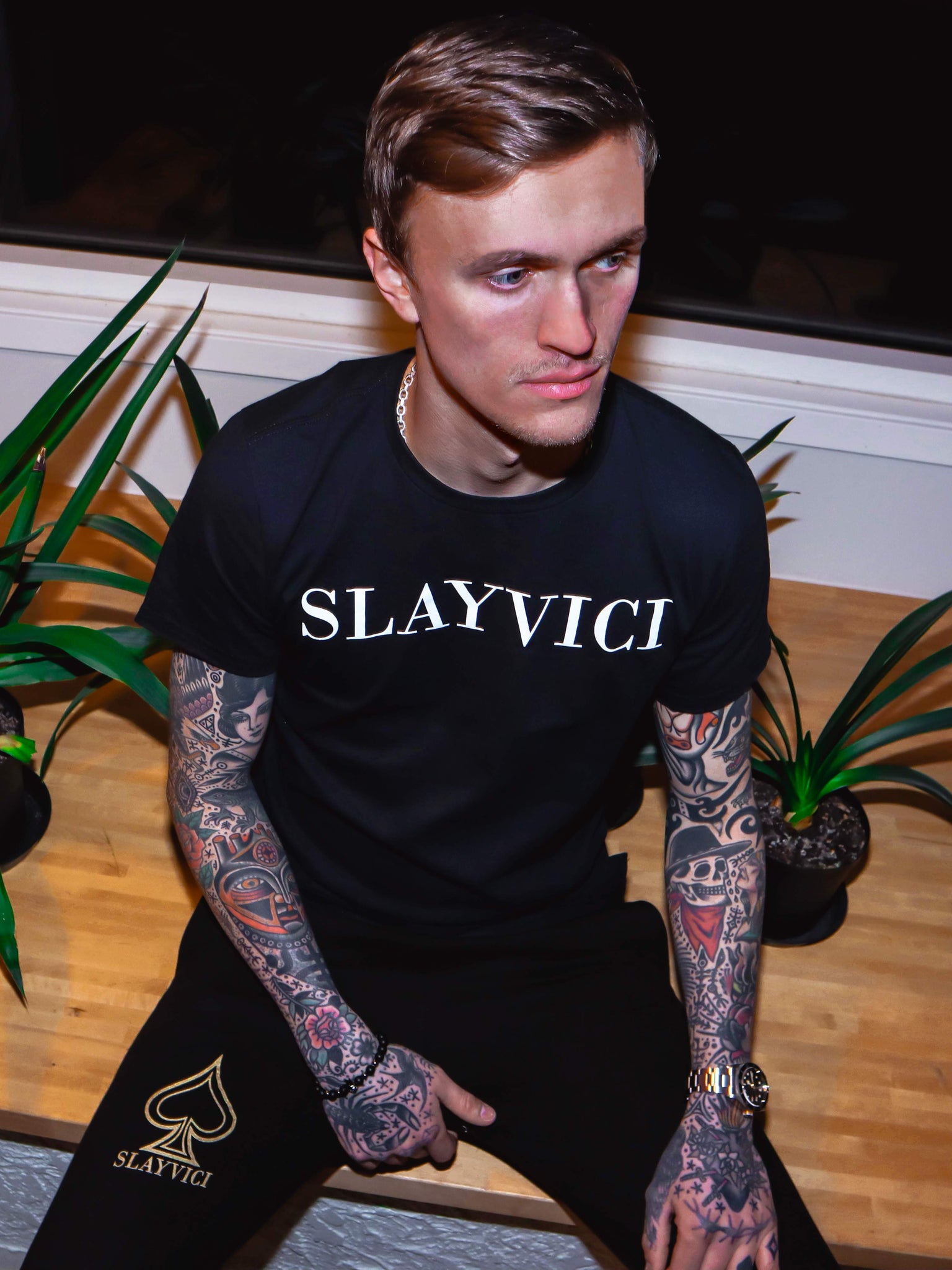 Premium T-Shirt (black) - SLAYVICI